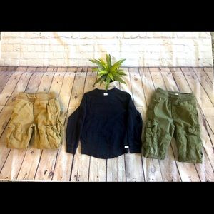 Lot of boys size 6-7 shirt/ small pants